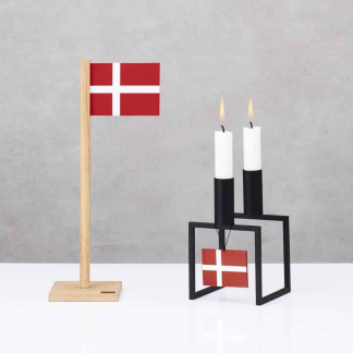 Felius Design - Dansk flag - lige vandret til ophæng - 2 stk.