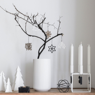 Felius Design - Stjerne kanter - hvid - 2 stk.
