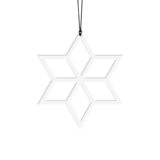 Felius Design - Stjerne kanter - hvid - 2 stk.