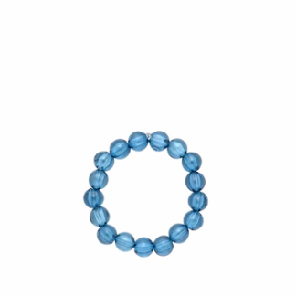 Sistie - Poppy - Chunky Ring Blue Transparente