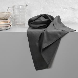 The Organic Company - Kitchen Towel - Viskestykke Dark Grey