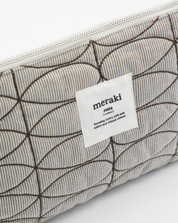 Meraki - Makeup Pung - Mentha - Lys Grå/ Army Grøn - Medium