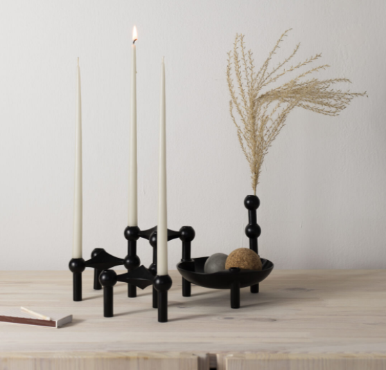 STOFF Nagel vase -Sort