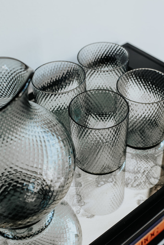 Billede af Specktrum - Harlequin Drinking Glass - Gray
