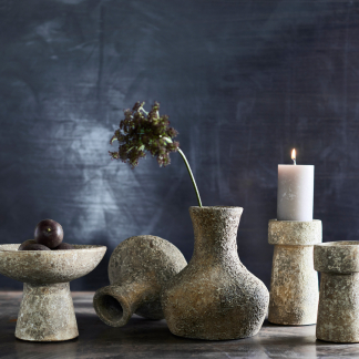 Muubs - Vase Eris L Rustic Sand - Terrakotta