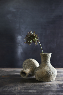 Muubs - Vase Eris L Rustic Sand - Terrakotta