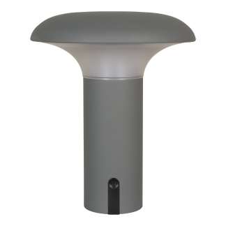House Nordic - Ramsey Led Lampe, Grå Genopladelig