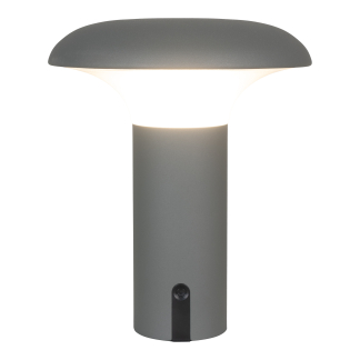 House Nordic - Ramsey Led Lampe, Grå Genopladelig