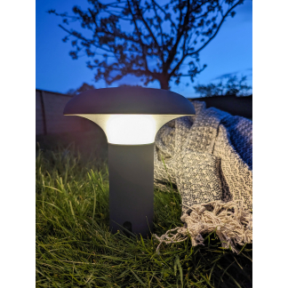 House Nordic - Ramsey Led Lampe, Grå Genopladelig