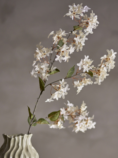 Bloomingville - Myrtle Gren, Hvid Kunstige Blomster
