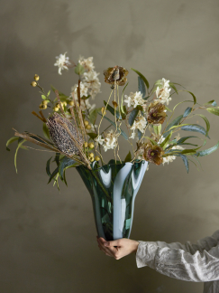 Bloomingville - Myrtle Gren, Hvid Kunstige Blomster