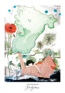 Julie Bidstrup Plakater - Daydreaming 50 x 70 cm.