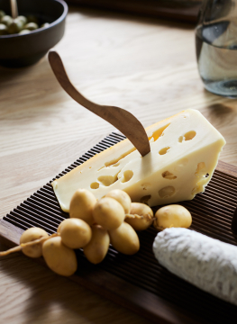 Muubs - Smørkniv - Natur Teak - L 16 cm.