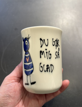 Galleri Værnhøj - Du Gør Mig Så Glad - Stort Krus