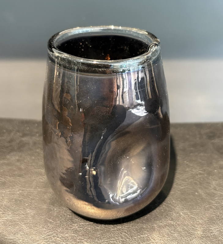 Madam Stoltz - Lille Vase Brun metallic