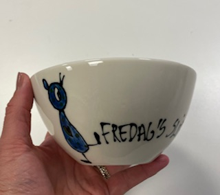 Galleri Værnhøj - Vores Fredag´s Slik Skål - Stor Skål